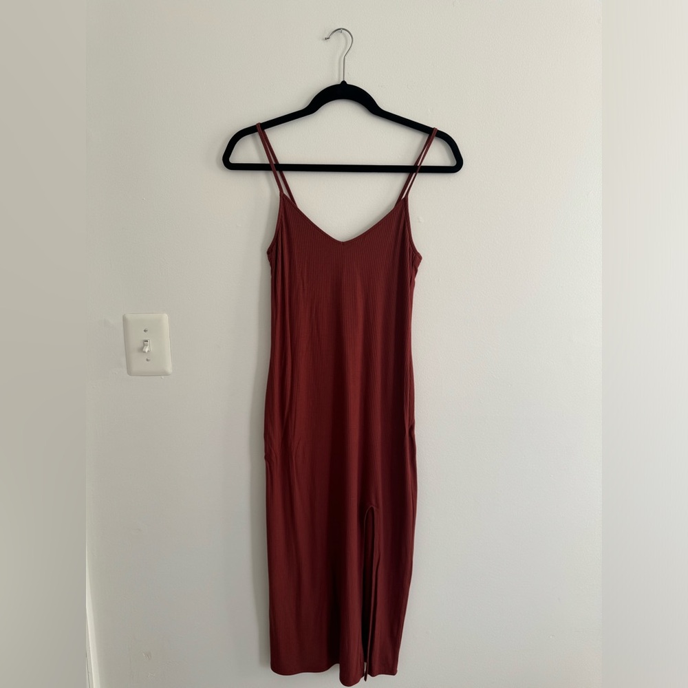 NWT Abercrombie & Fitch Ribbed Midi Dress